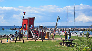 Spielplatz in Timmendorf- Strand