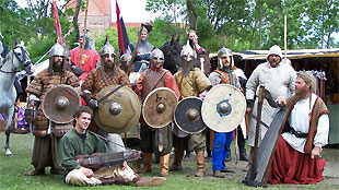 Wikinger auf dem Mittelalterfest Wikinger auf dem Mittelalterfest