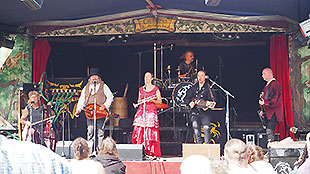 Musiker auf dem Mittelalterfest