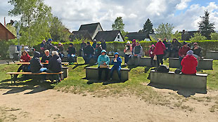 Stärkung für Sandburgenbauer